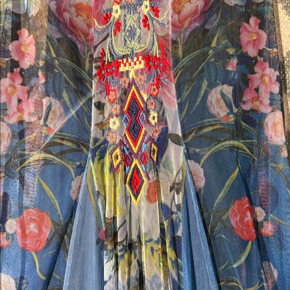 Johnny Was Multicolor Floral Maxi Dress - Picture 6 of 11